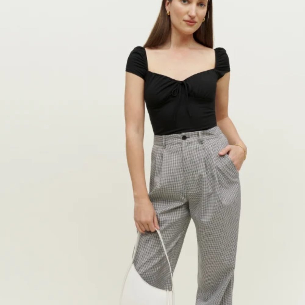 NWT Reformation Lev Knit Top Size M